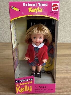 Vintage Mattel Barbie Li’l Friends Of Kelly School Time Kayla Doll Adventures